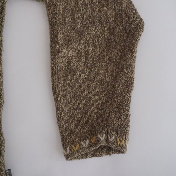 Vintage Woolrich Wool Blend Half Zip Knit Sweater Cabincore Grandpa L - Picture 4 of 8